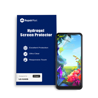 LG K40S Compatible Premium Hydrogel Screen Protector With Full Coverage Ultra HD